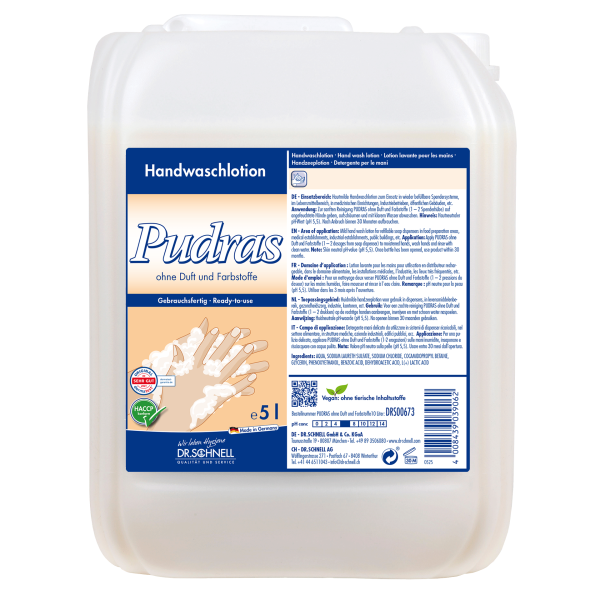 PUDRAS ohne Duft und Farbstoffe