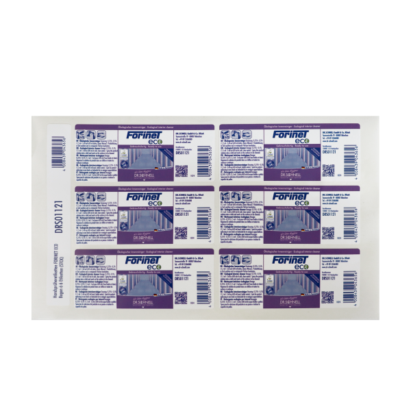 Handsprüher Etiketten