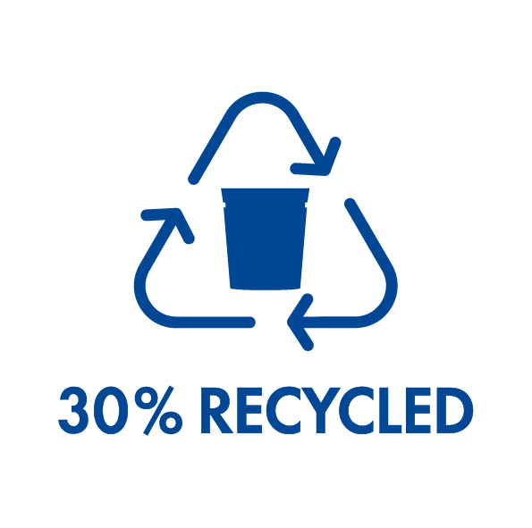 Beutel 30 % recycled